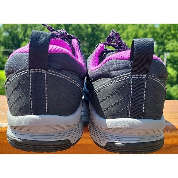 New Balance WID412P1 Black Purple Alloy Toe Work Shoes Women's Size 9 B - Picture 4 of 9